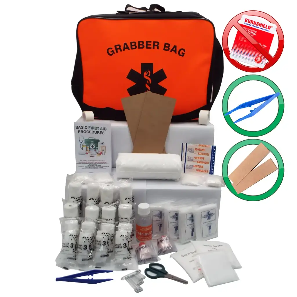 Regulation 3 (Factory) First Aid Kit (Government Spec) with Grabber Bag